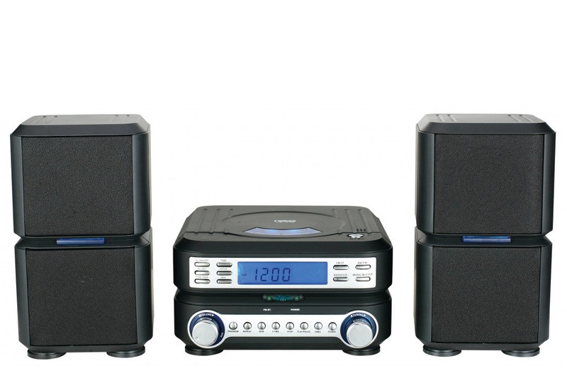 Naxa NS-438 Micro set 6Вт Черный домашний музыкальный центр