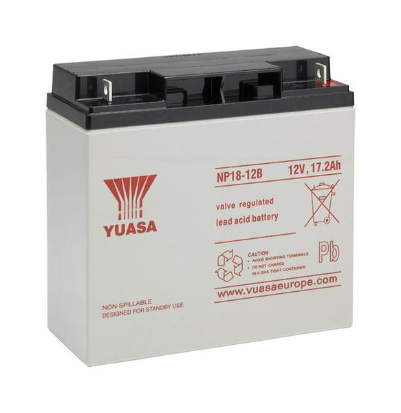 Yuasa NP18-12B Valve Regulated Lead Acid (VRLA) 18000mAh 12V rechargeable battery