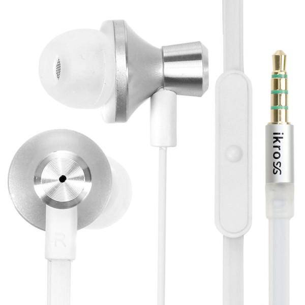 iKross IKHS13W Binaural Ohrbügel Weiß Mobiles Headset