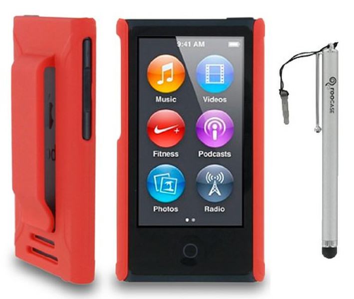 Roocase YM-NANO7-S1-R-OR-CAP Shell case Orange MP3/MP4 player case