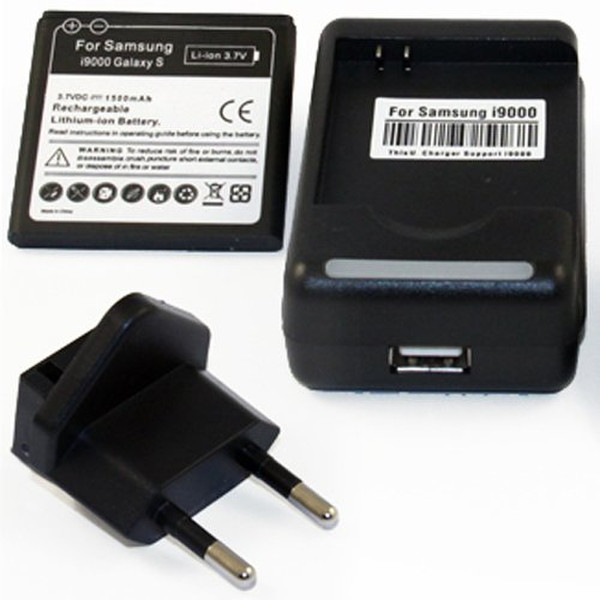 Generic COMBO005759-AMAZONEU Indoor battery charger Черный зарядное устройство