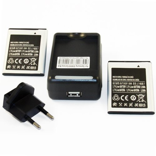 Generic COMBO005793-AMAZONEU Indoor battery charger Schwarz Ladegerät