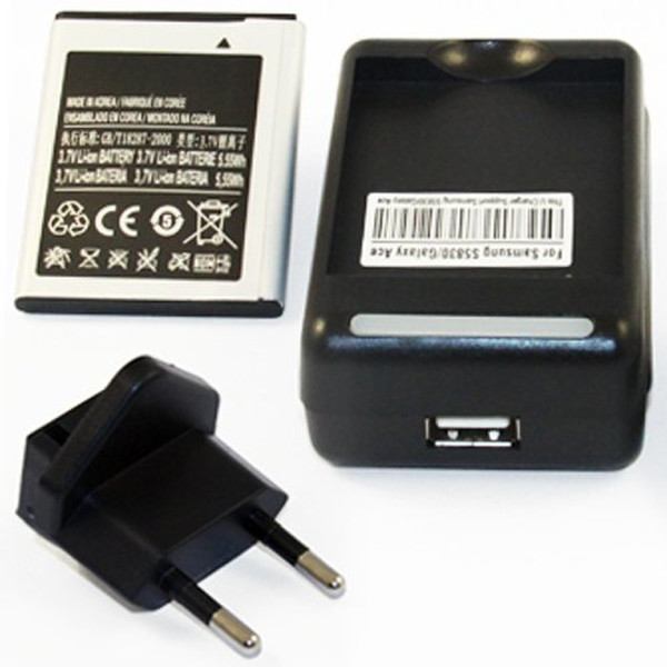 Generic COMBO005763-AMAZONEU Indoor battery charger Черный зарядное устройство