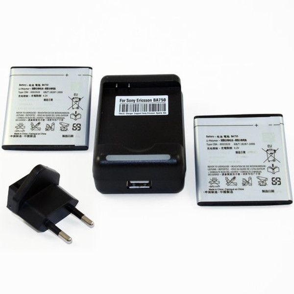 Generic COMBO005792-AMAZONEU Indoor battery charger Черный зарядное устройство