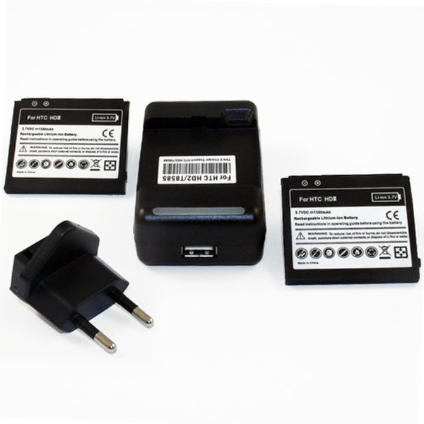 Generic COMBO005786-AMAZONEU Indoor battery charger Черный зарядное устройство