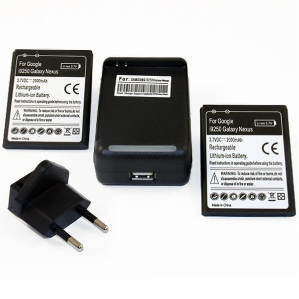 Generic COMBO005803-AMAZONEU Indoor battery charger Schwarz Ladegerät