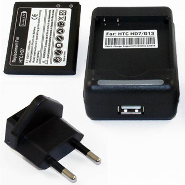 Generic COMBO005761-AMAZONEU Indoor battery charger Черный зарядное устройство
