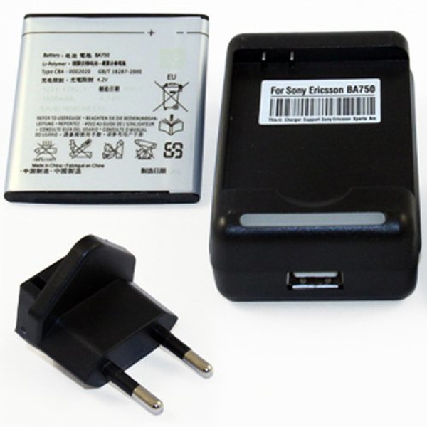 Generic COMBO005762-AMAZONEU Indoor battery charger Черный зарядное устройство