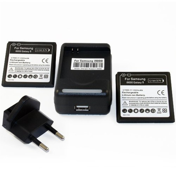 Generic COMBO005789-AMAZONEU Indoor battery charger Черный зарядное устройство