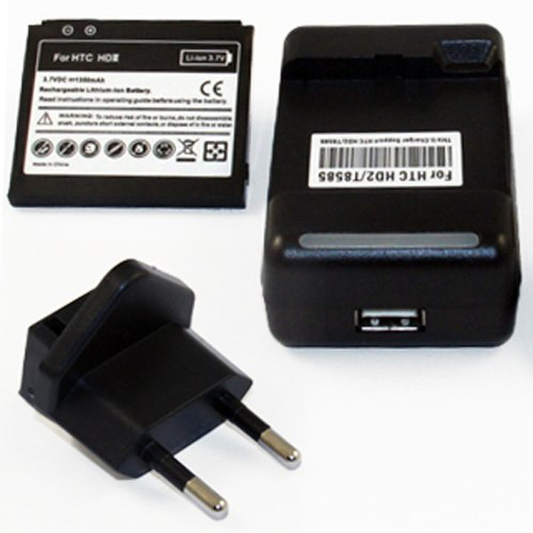Generic COMBO005756-AMAZONEU Indoor battery charger Schwarz Ladegerät