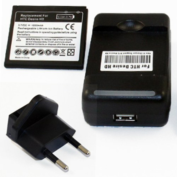 Generic COMBO005760-AMAZONEU Indoor battery charger Schwarz Ladegerät