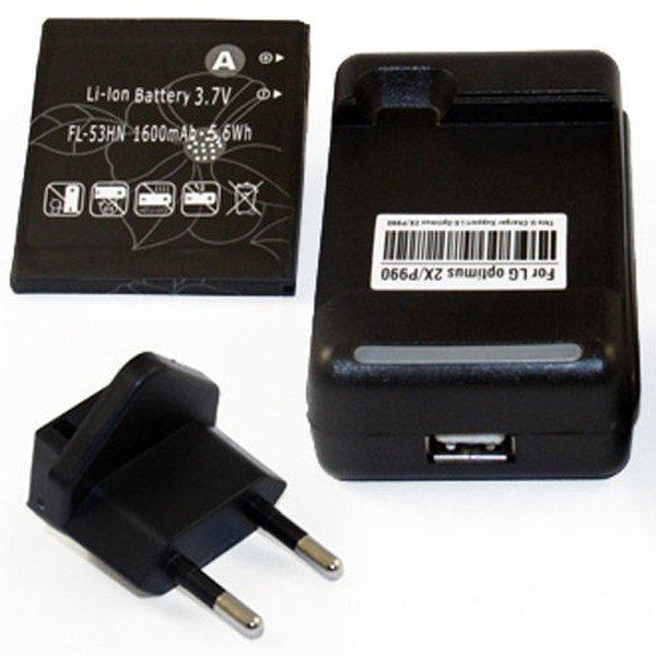 Generic COMBO005770-AMAZONEU Indoor battery charger Черный зарядное устройство