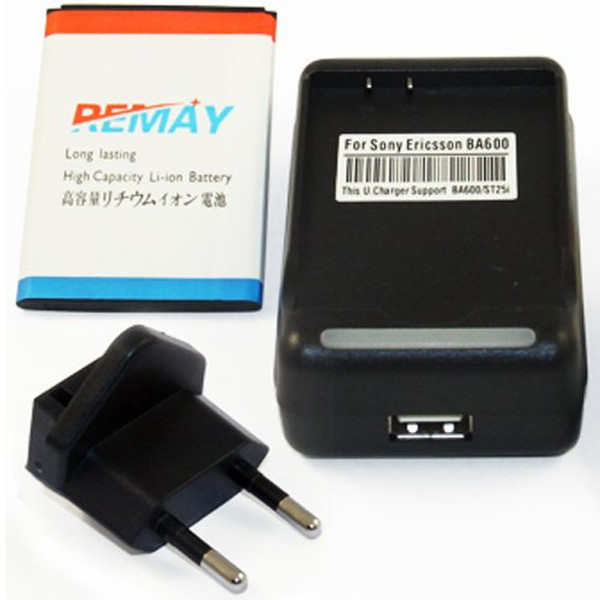 Generic COMBO005774-AMAZONEU Indoor battery charger Черный зарядное устройство