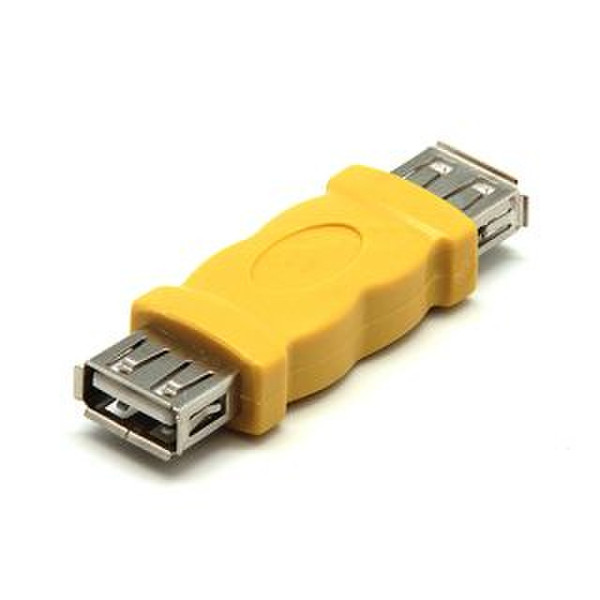 Unotec 28.0018.07.00 USB A USB A Желтый кабельный разъем/переходник