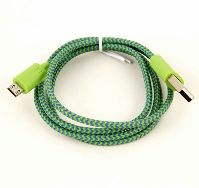 Empire MPERO USB A - Micro USB, 0.9m/3ft 0.9м USB A Зеленый