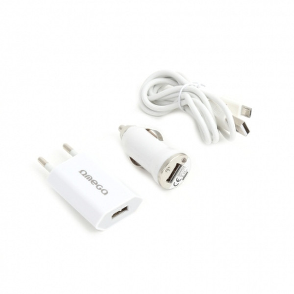 Omega OUTC1A Auto,Indoor White mobile device charger