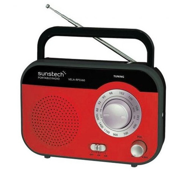 Sunstech RPS560 Portable Analog Red