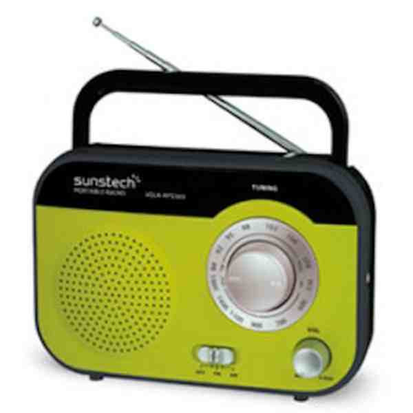 Sunstech RPS560 Портативный Аналоговый Зеленый радиоприемник