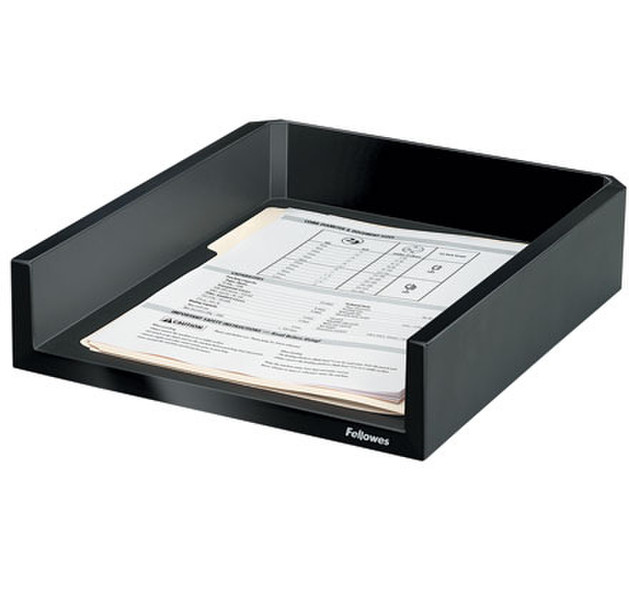 Fellowes Designer Suites Plastic Black desk tray