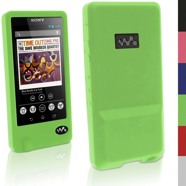 iGadgitz U3028 Skin case Green MP3/MP4 player case