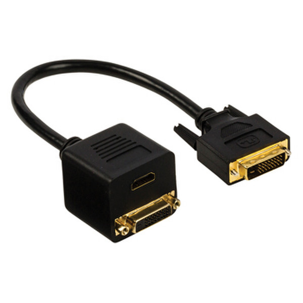 Valueline DVI-I/DVI-I + HDMI, 0.20m