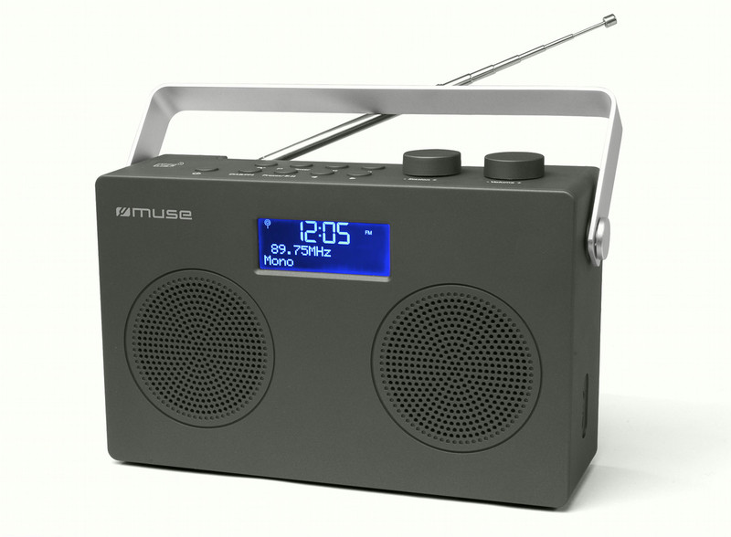 Muse M-110 DB Портативный Цифровой Черный радиоприемник