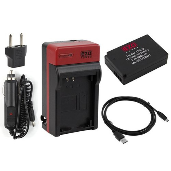 EZOPower 885157700290 Auto/Indoor Black,Red battery charger
