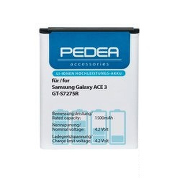 PEDEA 11110011 Lithium-Ion 1500mAh 4.2V rechargeable battery