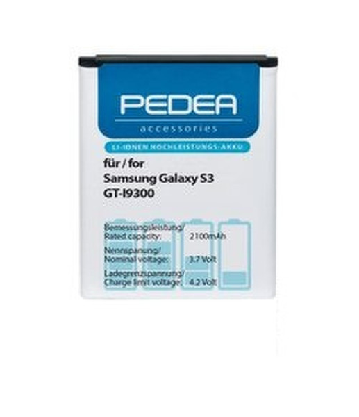 PEDEA 11110003 Lithium-Ion 2100mAh 3.7V rechargeable battery