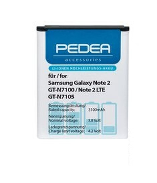 PEDEA 11110004 Lithium-Ion 3100mAh 3.8V rechargeable battery