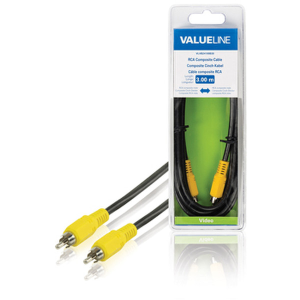 Valueline VLVB24100B30 композитный видео кабель
