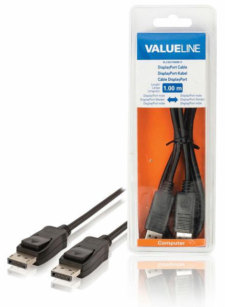 Valueline VLCB37000B10 DisplayPort кабель