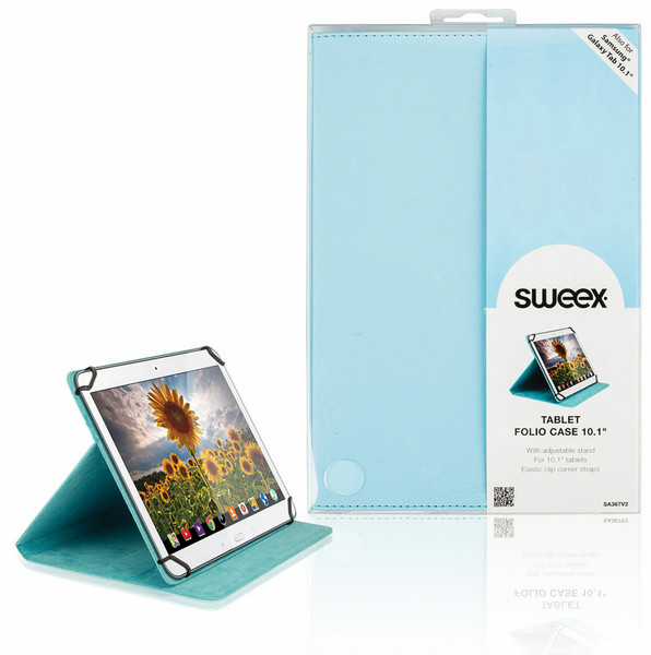 Sweex SA367V2 10.1Zoll Blatt Blau Tablet-Schutzhülle