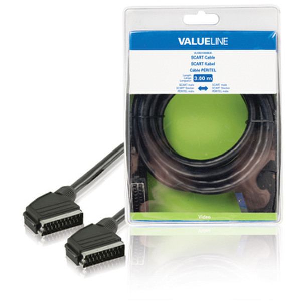 Valueline VLVB31000B30 SCART кабель