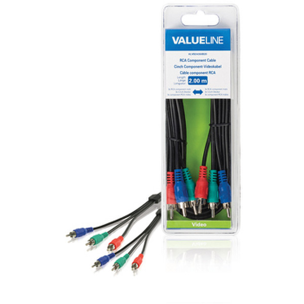 Valueline VLVB24350B20 компонентный (YPbPr) видео кабель