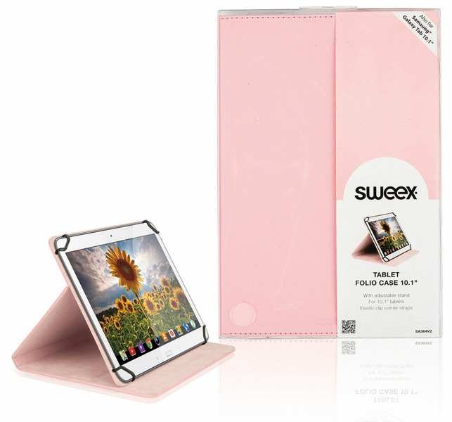 Sweex SA364V2 10.1Zoll Blatt Pink Tablet-Schutzhülle
