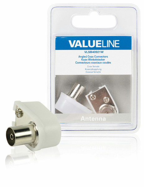 Valueline VLSB40921W 2pc(s) coaxial connector