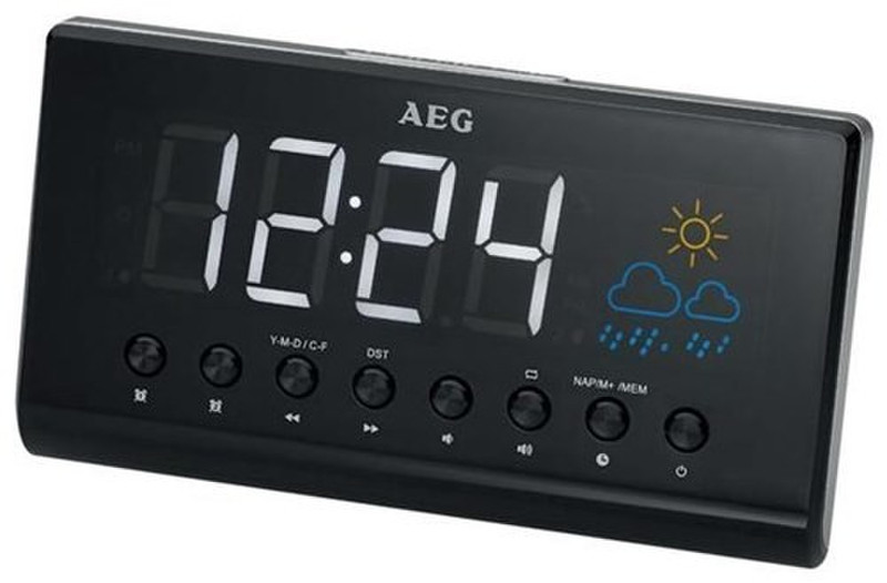 AEG MRC 4141 Часы Черный радиоприемник