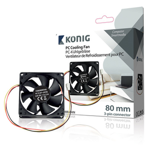 König CS80MMFAN Ventilator Computer Kühlkomponente