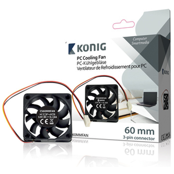 König CS60MMFAN Вентилятор компонент охлаждения компьютера