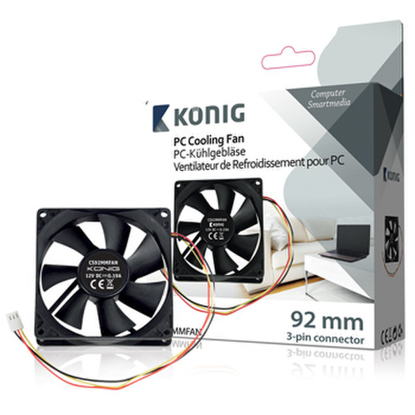 König CS92MMFAN Ventilator Computer Kühlkomponente