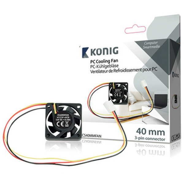 König CS40MMFAN Ventilator Computer Kühlkomponente