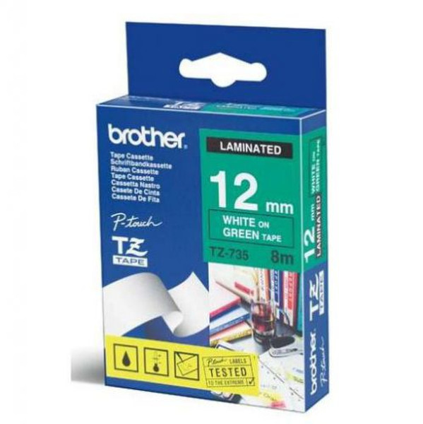 Brother Gloss Laminated Labelling Tape label-making tape