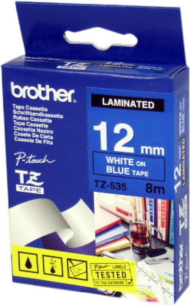 Brother Gloss Laminated Labelling Tape label-making tape