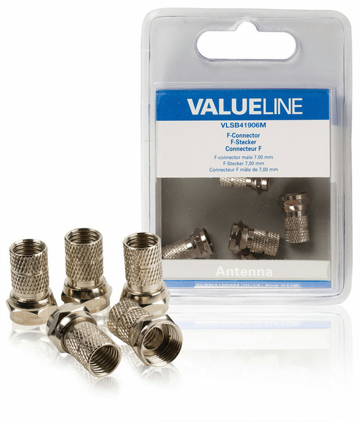 Valueline VLSB41906M 5pc(s) coaxial connector