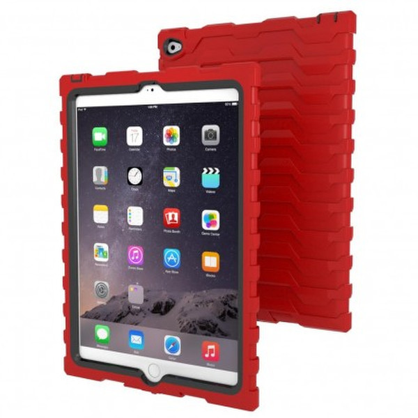 Hard Candy Cases SD-IPADAIR2-RED_BLK 9.7Zoll Cover case Schwarz, Rot Tablet-Schutzhülle