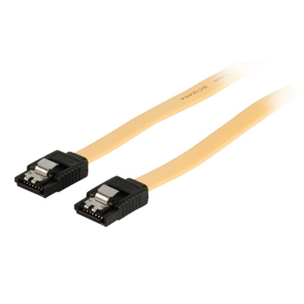 Valueline SATA, 1m 1м SATA III 7-pin SATA III 7-pin Желтый кабель SATA