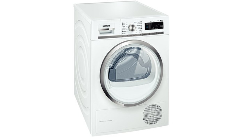 Siemens WT47W540BY Отдельностоящий Фронтальная загрузка 9кг A++ Белый сушилка для белья