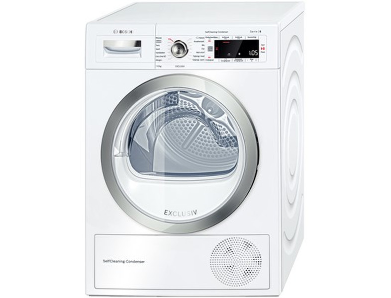 Bosch Logixx 8 WTW87590NL freestanding Front-load 9kg A++ White tumble dryer