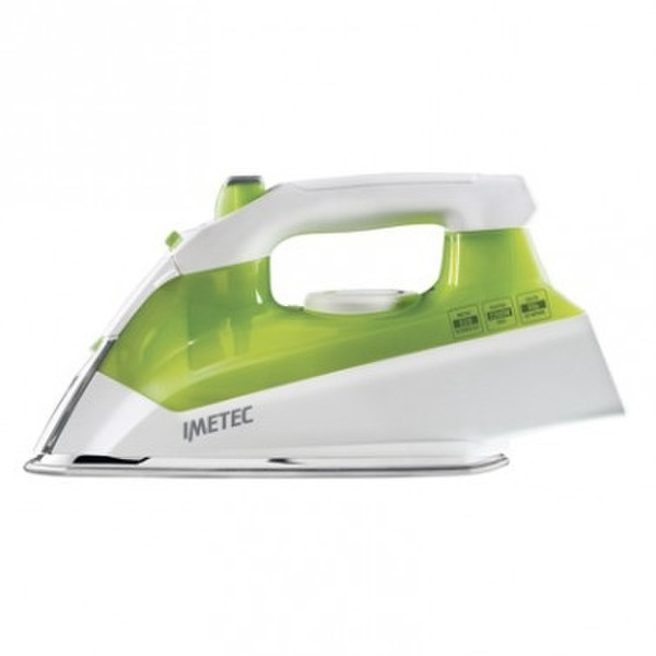 Imetec Titanox ECO K116 Dry & Steam iron Stainless Steel soleplate 2200Вт Зеленый, Белый
